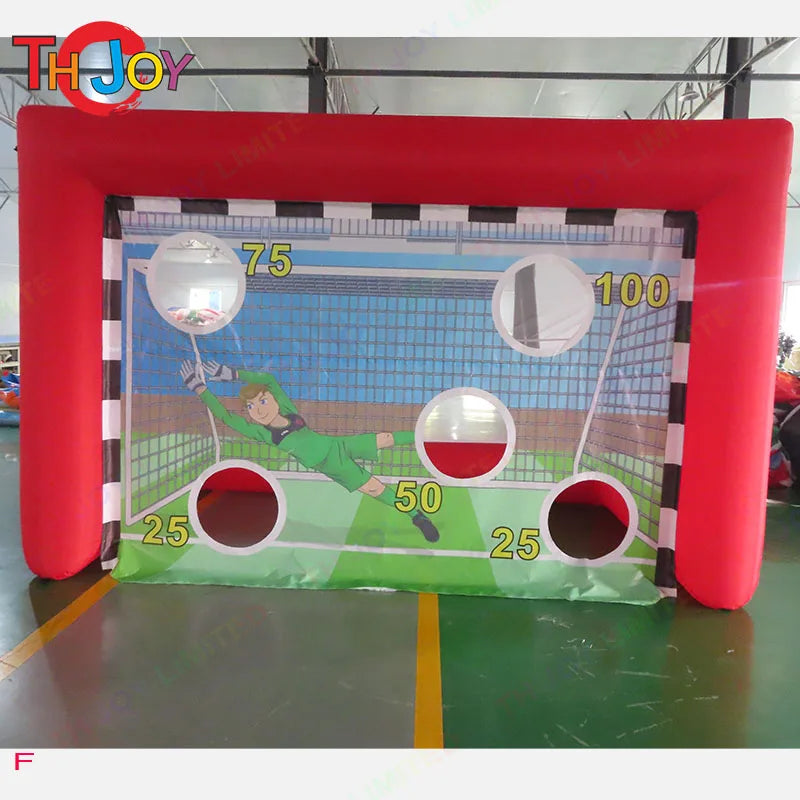 Target Inflatable 4x2m inflatable football soccer toss game,inflatable football target,i ...