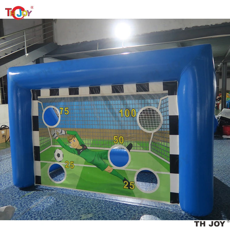 Target Inflatable 4x2m inflatable football soccer toss game,inflatable football target,i ...