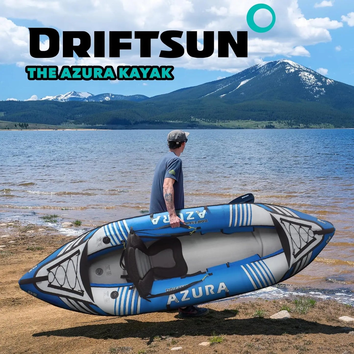 Driftsun Rover Inflatable Kayak - Inflatable White Water Kayak - Inflatable 1 and 2 Person Kayaks for Adults with High Pressure