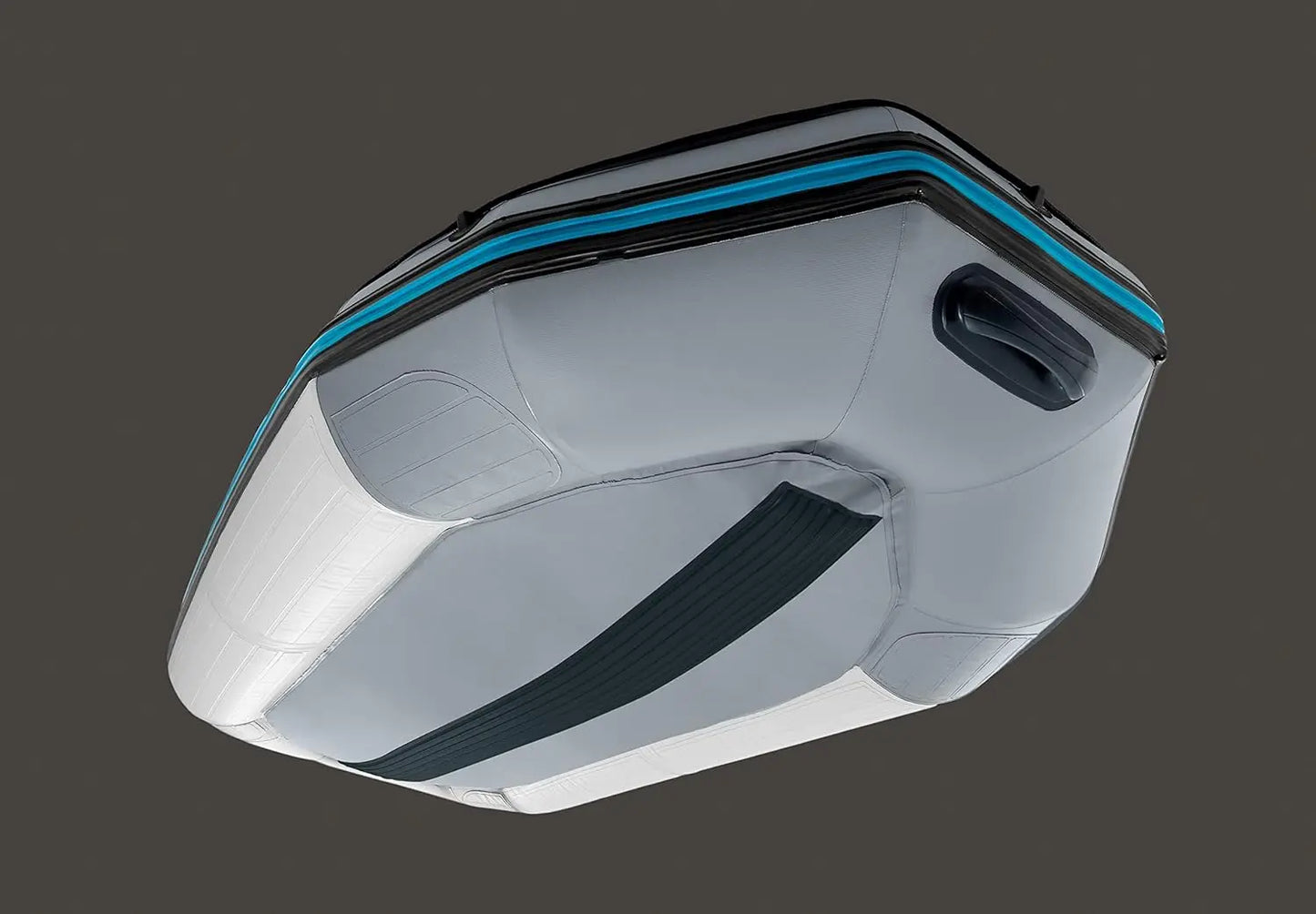 - Adult Inflatable Boat Mariner Set of 4 Phthalates Free Including Paddle and Air Pump Professional Series, Grey, 3