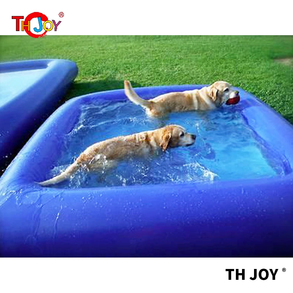 Industructable Float Large Indestructible Inflatable Dog Pool Portable Inflatable Pets Floa ...