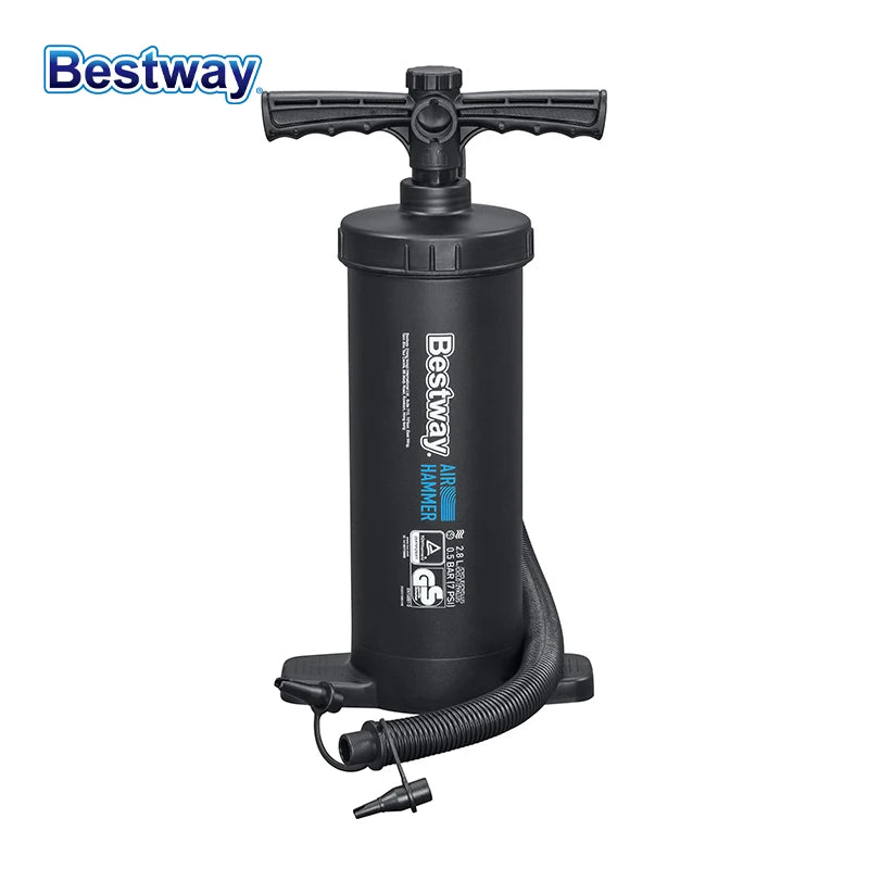 Bestway 65159 5 Person Inflatable Kayak - Durable PVC Material, Large Adventure Boat, Kit Format, Highly Buoyant and Stable