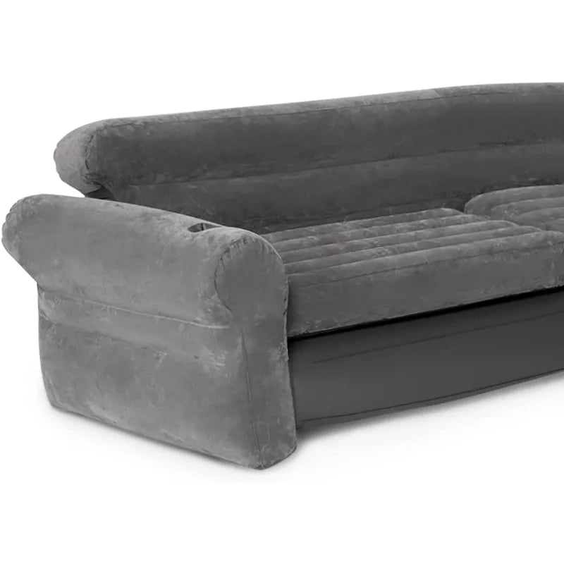 Inflatable Corner Sofa, L-Shaped Couch, Blow Up Air Furniture