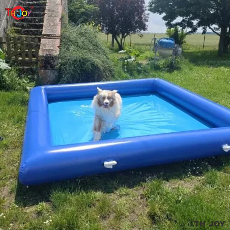 Large Indestructible Inflatable Dog Pool Portable Inflatable Pets Float Pool
