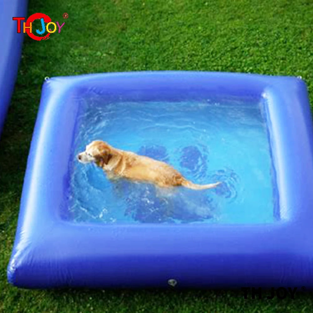 Large Indestructible Inflatable Dog Pool Portable Inflatable Pets Float Pool
