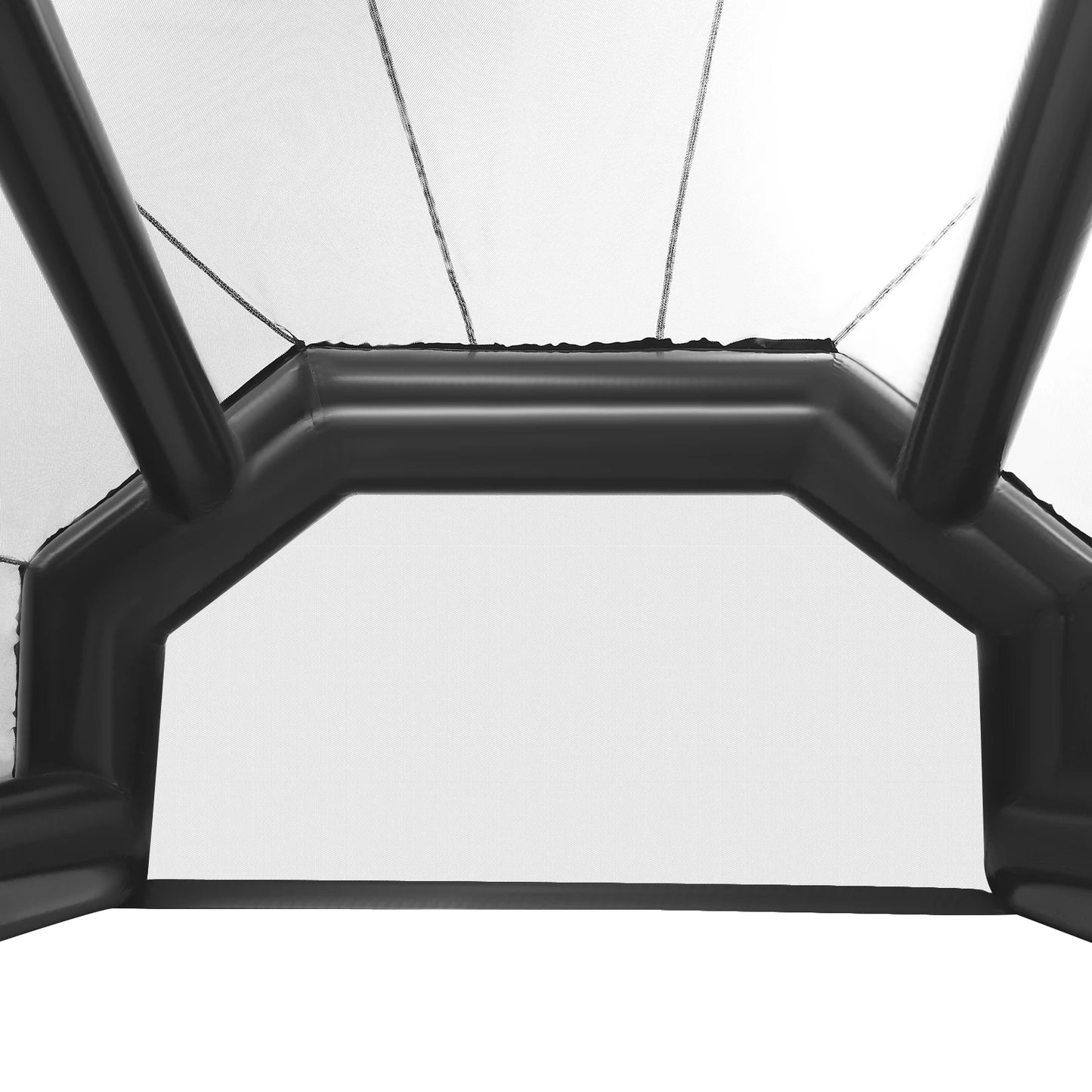 800W Inflatable Golf Practice Net Cage, Golf Practice Swing Simulator Tent with Blower for Backyards 110V, Black